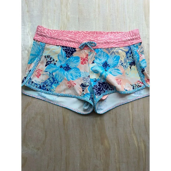 Athleta Girl Other - Athleta Girl Shorts XL (14) Colorful Lined Nylon Spandex Blend